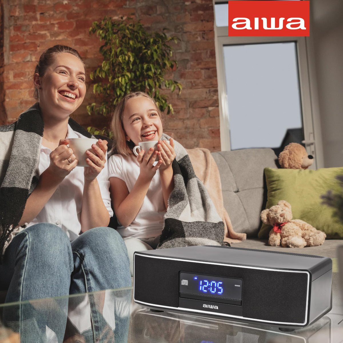 30W Bluetooth Speaker with CD Player and FM Radio P9477